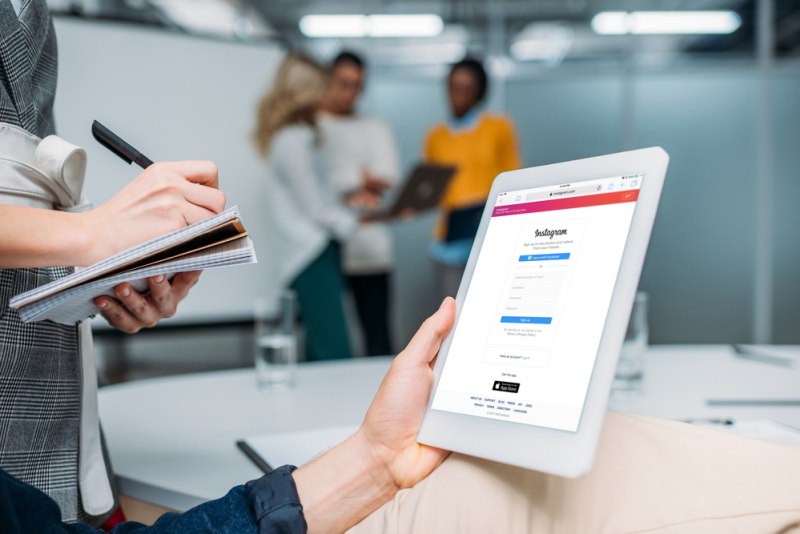 Promocja sklepu internetowego na instagramie